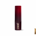 Lakme Forever Matte Lipstick, Waterproof, Non Drying, Creamy Matte Bullet Lipstick Made With French Rose Oil Extracts, Red Crimson, 4.5g