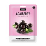 JAQULINE USA Acai Berry Sheet Mask | Hydrating and Revitalizing Face Mask for All Skin Types | Antioxidant-Rich Formula | Nourishes, Soothes, and Refreshes Skin