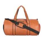 Lavie Athlete Gym PU Zipper Closure Women’s Backpack (Orange,Medium)