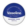 Vaseline Lip Tins Original Care, 17g | Infused with Vitamin E to Hydrate & Moisturize Dry Lips Transparent