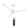 Havells FAB BLDC Ceiling Fan 1200 mm, 380 RPM, Savings upto 65%, Reverse Rotation, 4 Modes (Boost, Sleep, Breeze, Mop), Low Wattage 30 W, Low Noise, Air Flow:235 CMM, 3 Year Warranty, Elegant White