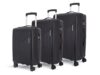 KAMILIANT by American Tourister Savvy|Trolley Bag Set of 3 (55+70+80 cms) for Travel| Hard Case Polypropylene (PP) Suitcase|360° 8-Wheel Spinner Luggage Trolley|Combination Lock|Black