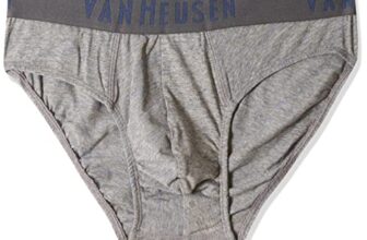 Van Heusen Men Briefs – Cotton Elastane – Superior Comfort, Soft Touch, Textured_20007_Grey_S