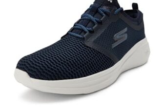 Skechers Womens GO Run Fast Navy/Blue Running Shoe – 5 UK(8 US) (15100)