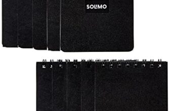 Amazon Brand – Solimo Wirebound Pocket Size Notebook, A7 Size, 90 Pages,Single Ruled, 70 GSM Paper