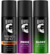 BEARDO Whisky Smoke Bourbon, Pride & Glory Body Spray | Long Lasting Deo Deodorant Deodorant Spray  –  For Men(450 ml, Pack of 3)