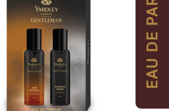 Yardley London Tobacco Wood & Oud Royale Combo Premium Gift for Men (20 ml 2) Eau de Parfum  –  40 ml(For Men)