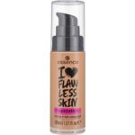 Essence I LOVE FLAWLESS SKIN foundation 70 Light Sand, liquid foundation, Light Sand shade, full coverage, matte finish, long-lasting, blendable texture, 30 ml