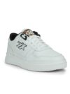 Liberty Leap7x NICOLAS-1E Lacing Casual Sneakers for Men with EVA Sole|PVC Upper|Memory Foam Insole|Stylish & Comfortable|Breathable, Lightweight & Flexibility|Shock Absorption (White – 44 EU)