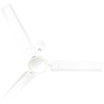 Havells REO Vaayu 1200mm ES Ceiling Fan | High Speed, High Air Delivery | Strong & Powerful, Air Delivery: 220CMM| RPM: 370| 2 Year Warranty | (Pack of 1, White)