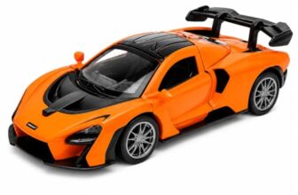 Amisha Gift Gallery Car Toy for Kids Queens 70 Toy Model Fiat Openable Doors & Pull Back Action (McLaren Senna)