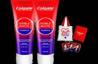 Colgate Visible White Purple Toothpaste Signed Gratitude Journal & Tote Bag Toothpaste(240 g)