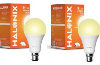 Halonix Photon Plus Base B22 9-Watt LED Bulb (Pack of 2, Warm White)