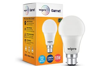 wipro Garnet 10W B22 LED Bulb, Coolwhite (Pack of 1)
