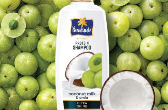 Parachute Advansed Ultra Shine Protein Shampoo Up to 48hr Shine Coconut Milk & Amla(650 ml)