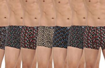 Dollar Bigboss Cotton Blend Men’s Assorted Pack of 7 Printed Trunk (8905474830837_Mbtr-09-Crazymini-Po7-Large