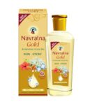 Navratna Gold Ayurvedic Cool Oil | Goodness of Almonds | Non-Sticky and Fresh Lily Fragrance | 300ml