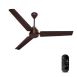 Crompton Energion Hyperboost 1200mm BLDC Ceiling Fan | Point Anywhere Remote Control | BEE 5 Star Rated Energy Efficient | Superior Air Delivery | 3 Year Brand Warranty | Smoked Brown