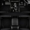 10D Premium Leatherette Car Foot Mat for Heal pad100% Waterproof and Dust Proof | Custom Fitted 10D Car Floor Tray Mat – Full Black
