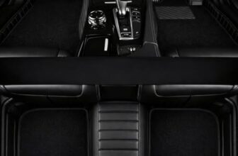 10D Premium Leatherette Car Foot Mat for Heal pad100% Waterproof and Dust Proof | Custom Fitted 10D Car Floor Tray Mat – Full Black