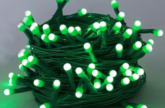 Lexton 40 LED Power Pixel Serial String/Fairy Light | Plug Sourced | Suitable for Home & Outdoor Decoration, Diwali, Christmas, Ramadan, Wedding, Party, Festival (Pack of 1, Green)