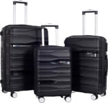 Marlin London UDAAN Light-Weight & Durable Polyproylene Hard Luggage Check-in Suitcase 8 Wheels – 28 inch