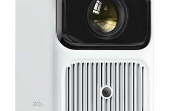 WANBO Dali 1 Fully Automatic | Android Smart Portable LED Projector | Native 720p Full HD 1080P Support | 8200 Lumens | Auto Focus & Keystone | Home Outdoor | WiFi & BT | Netflix, Prime & More | White