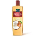 Parachute Advansed Almond enriched Coconut Hair Oil with Vitamin E 300ml|Nourishes & Softens Hair | Helps Control Hair Fall| Helps Promotes Hair Growth | Up to 2x Softer Hair|Non-Sticky Formula| Dermatologically-Tested Hair Oil | For Men & Women