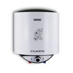 Usha Cylandra 10 Litre Storage Water Heater With Free Installation (White), Wall Mounting