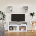 Home Centre | Soho Medium TV Unit | Engineered Wood, Multipurpose Cabinet | White | 1 Year Warranty