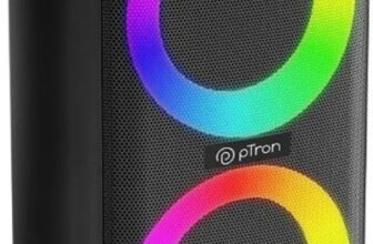 PTron Fusion Saga 48 W Bluetooth Speaker(Black, Stereo Channel)