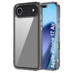 amazon basics Back Case Cover for iPhone 17 Air | Compatible for iPhone 17 Air Back Cover | Case Cover with Camera Protection | (TPU + PC | Translucent Black)