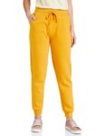 Amazon Brand – Symbol Women’s Slim Fit Knit Jogger Stretchable_Mustard_Small