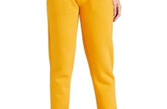 Amazon Brand – Symbol Women’s Slim Fit Knit Jogger Stretchable_Mustard_Small