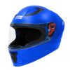 Studds Raider Isi Certified Full Face Helmet for Men and Women with Spoiler Clear Visor (Blue – Xlmotorcycling)