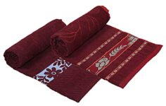 Heart Home 100% Cotton 2 Pieces Bath Towel 27″ x54� (Maroon) – CTHH1237