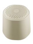 HAMMER Drop Go Portable Indoor Bluetooth Speaker | 5W RMS Output | Bluetooth 6.0 | Up to 32H Playtime | Twin Pairing | Made in India | Type-C Fast Charging | Built-in Mic | TF Card, USB Support- Beige