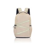 United Colors of Benetton Phantom 34L Laptop Backpack – Beige | Water-Resistant | Fits 14-inch Laptop Compartment | Stylish & Organized for Professionals
