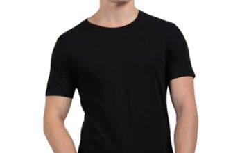 Dollar Pack of 1 Cotton Solid Men Tshirt Black