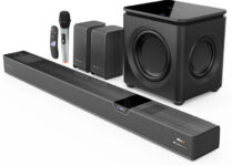 ZEBRONICS Juke Bar 10000 (SBSPK C16) Dolby Atmos, DTS X, Wireless Subwoofer & Satellite 1100 W Bluetooth Soundbar(Black, 7.2.4 Channel)