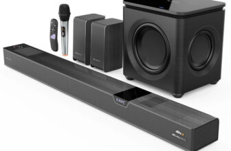 ZEBRONICS Juke Bar 10000 (SBSPK C16) Dolby Atmos, DTS X, Wireless Subwoofer & Satellite 1100 W Bluetooth Soundbar(Black, 7.2.4 Channel)