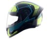 Vega Ranger DX Crew Full Face Riding Helmet with Lightweight Shell, Comfortable Liner, Shock Absorbing Interior, Ventilated Fit, Aerodynamic Build, and Modern Black Neon Yellow Styling Black Neon Yellow-L