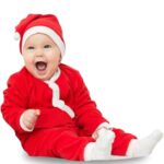 DIKANG Santa Claus Dress for Kids – Unisex | Premium Santa Claus Christmas Dress for Baby Boys and Girls | Santa Costume Set for Kids with Jacket, Pant, Cap and Pouch for Christmas Party (1-2 Year)