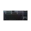 Logitech G915 X Lightspeed TKL Low-Profile Wireless Gaming Keyboard, Double-Shot PBT Keycaps, Fully Programmable Keys, RGB Backlighting, Sleek Aluminum Finishing, GL Brown Tactile – PC/Mac- Black