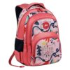 Gear Diva 41L Extra Large Water Resistant School Bag/Casual 5 Compartment Backpack/Daypack/Travel Backpack/College Bag Kids Bag For Girls, 38 Lt – Pink