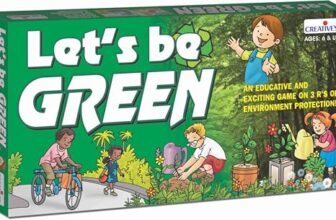 Creative’s Let’s Be Green Environmental Education Board Game, Learn Reduce Reuse Recycle, Waste Segregation & Eco Awareness, Educational Family & Classroom, Memory Learning Game for Kids Age 6+