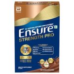Ensure Strength Pro | High Protein Nutritional Drink for Adults | Rich Chocolate (400g) | 30g Protein, Low GI, Gluten Free | L-Carnitine| No Artificial Flavors | Scientifically formulated with Power of 7- Muscles, Bones, Heart, Immune System, Metabolic System, Nervous system, Blood Cells health