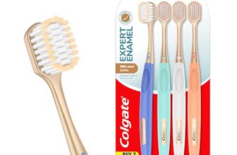 Colgate Gentle Enamel Ultra Soft Bristles Manual Toothbrush for adults, 4 Pcs (Buy2 Get 2), Soft Bristles for Enamel Care,Multicolor
