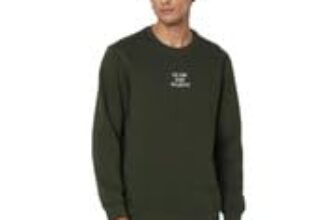 Spykar Men Rifle Green Blended Slim Fit Full Sleeve Round Neck Plain Casual Sweatshirt