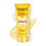 Pond’s Detan Face Wash for Tan Removal in Just 7 Days | Contains Vitamin C and Niacinamide | Facewash for All Skin Types, 100gm